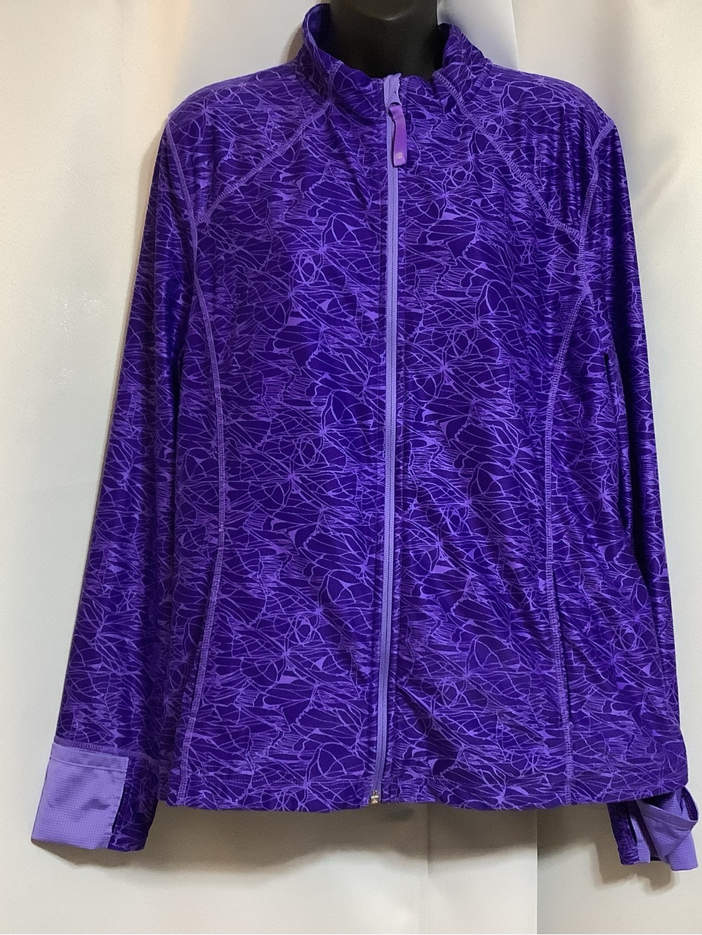 Mondetta Vibrant Purple Athletic Jacket Women’s Size XL